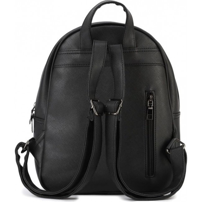 Женский рюкзак OrsOro DS-987 Черный с маками - фото №3