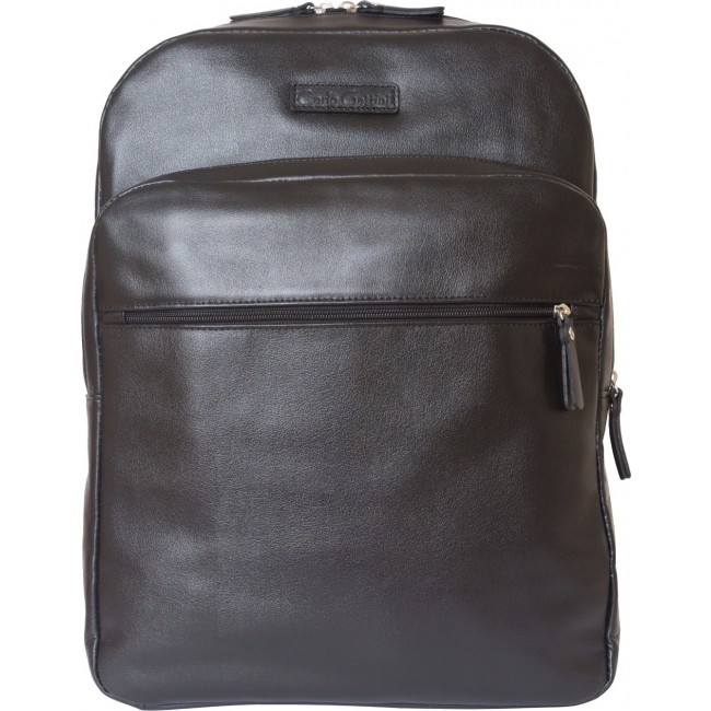 Кожаный рюкзак Carlo Gattini Monferrato 3017-01 Черный - фото №2