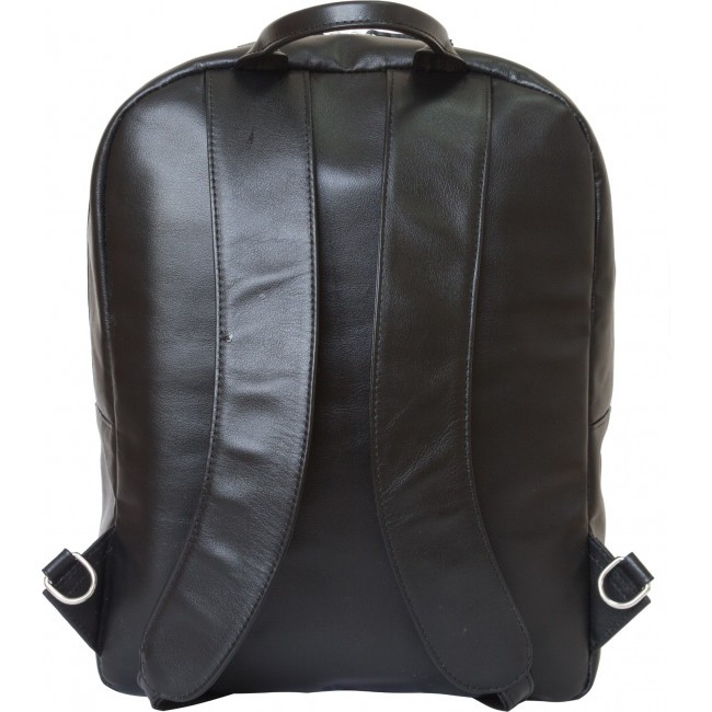 Кожаный рюкзак Carlo Gattini Monferrato 3017-01 Черный - фото №3