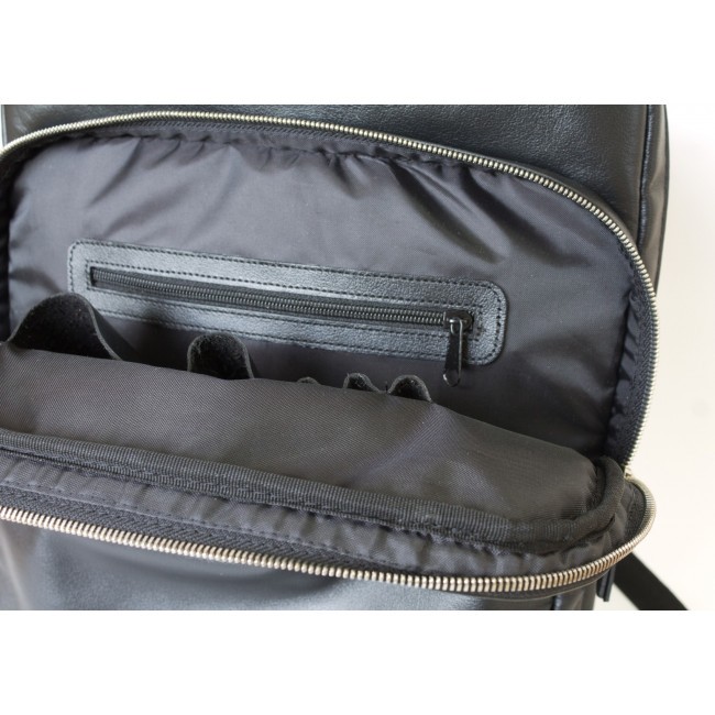 Кожаный рюкзак Carlo Gattini Monferrato 3017-01 Черный - фото №8