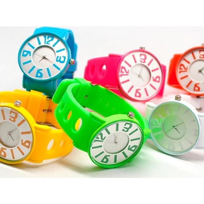 часы Kawaii Factory Часы "Fancy" Желтые - фото №4