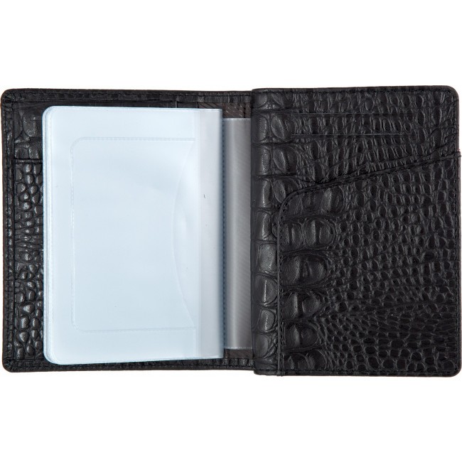 Обложка для автодокументов Sergio Belotti 7301 croco black - фото №4