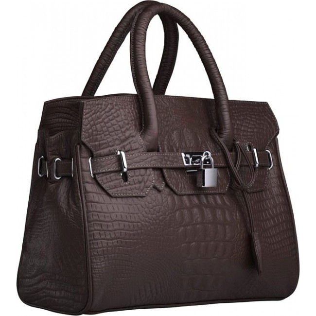 Женская сумка Trendy Bags B00229 (browncroco) Коричневый - фото №2
