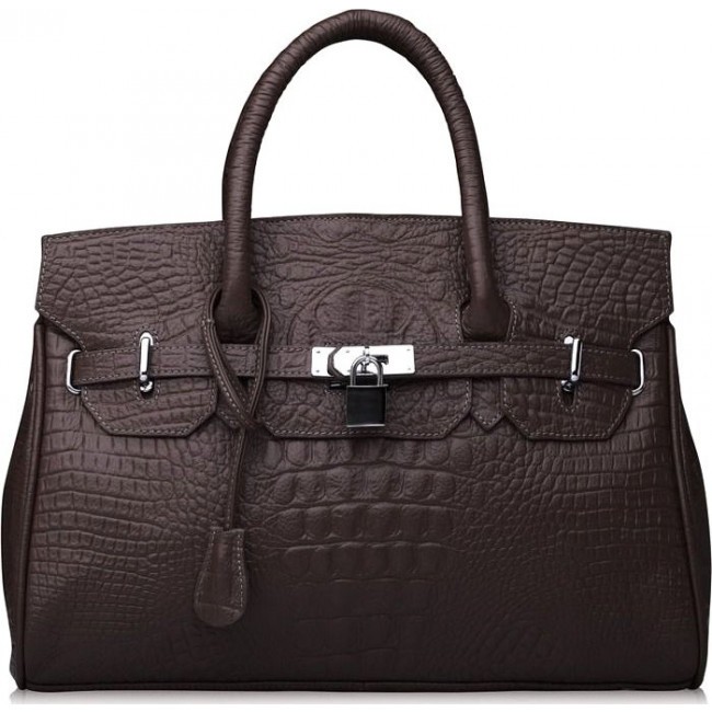 Женская сумка Trendy Bags B00229 (browncroco) Коричневый - фото №1