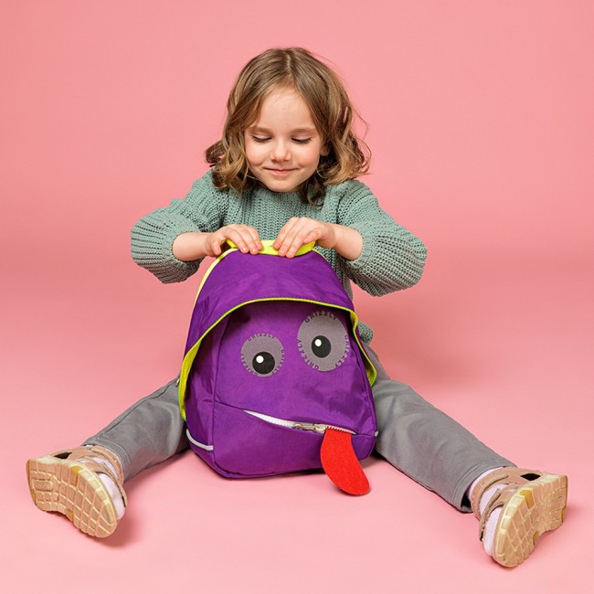 Рюкзак детский Grizzly RK-075-1 фиолетовый - фото №1