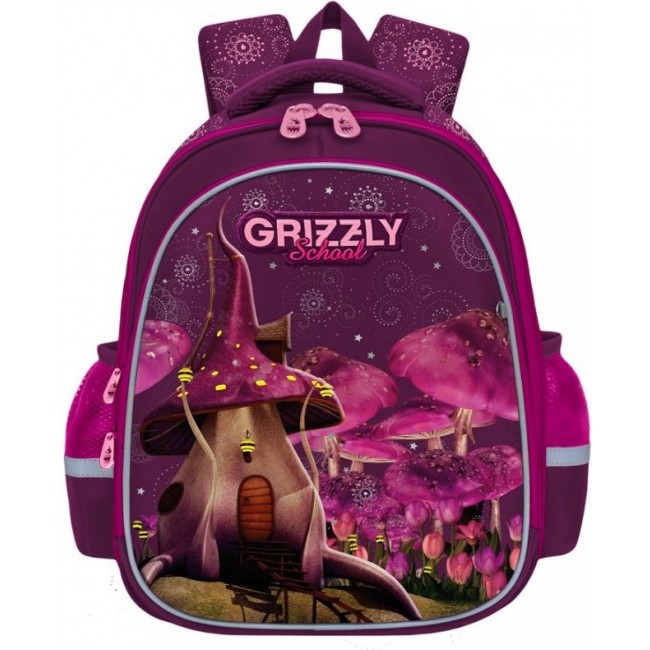 Рюкзак Grizzly RAz-086-7 фиолетовый - фото №2