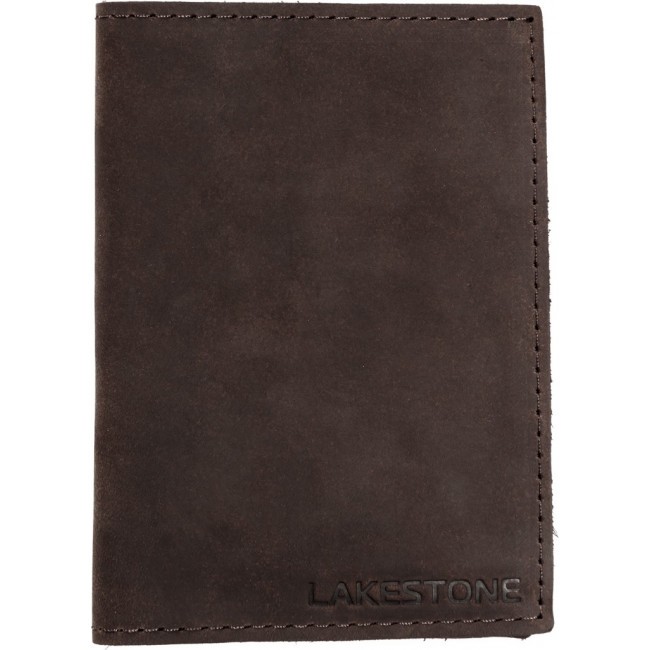 Обложка для паспорта Lakestone Broad Коричневый Brown - фото №1
