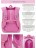 Рюкзак школьный Grizzly RG-166-1 розовый - фото №4