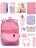 Рюкзак школьный Grizzly RG-166-1 розовый - фото №6