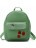 Кожаный рюкзак OrsOro DS-987 Зеленый - фото №1