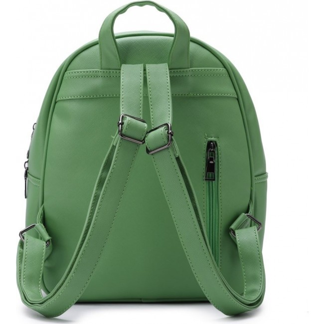 Кожаный рюкзак OrsOro DS-987 Зеленый - фото №3
