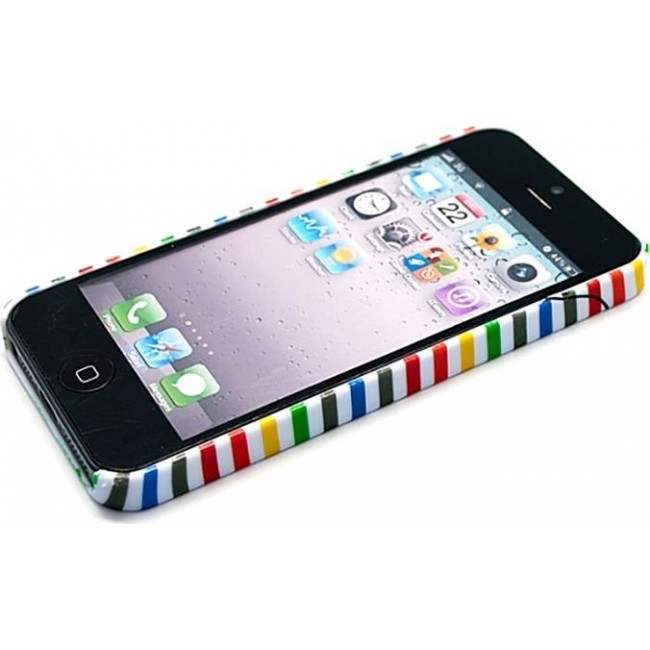 Чехол для iphone Kawaii Factory Чехол для iPhone 5/5s серия "Sports shirt" Thin stripes - фото №2