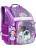 Рюкзак Grizzly RA-678-4 Котик в цветах (фиолетовый) - фото №1