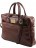 Кожаный портфель для ноутбука Tuscany Leather Urbino TL141241 Темно-коричневый - фото №2