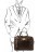 Кожаный портфель для ноутбука Tuscany Leather Urbino TL141241 Темно-коричневый - фото №4