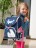 Рюкзак Grizzly RAm-184-2 темно-синий-розовый - фото №10