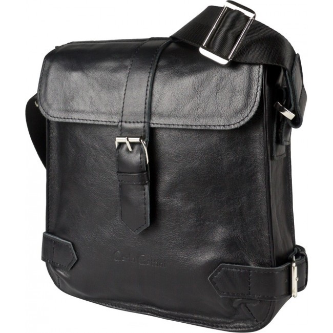 Мужская сумка Carlo Gattini Antimo 5055-01 Black Черный - фото №1