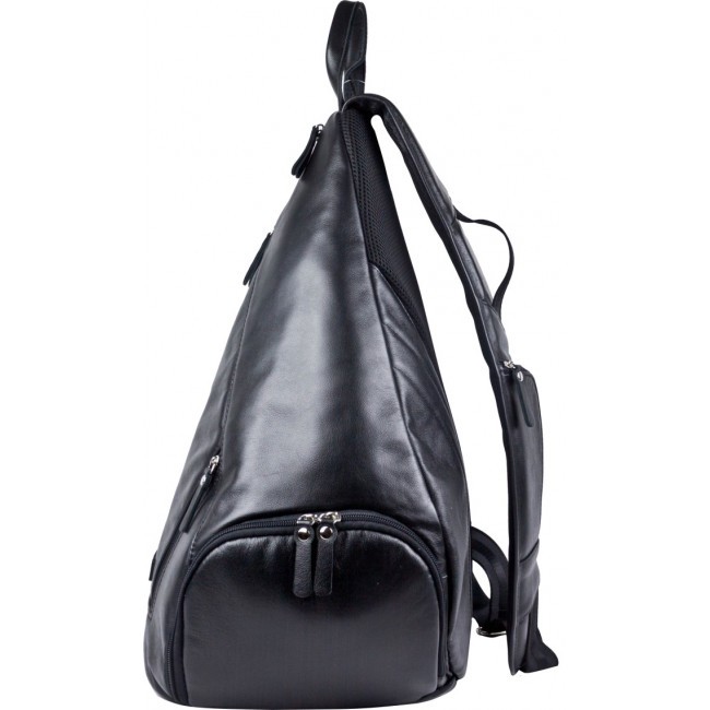 Кожаный рюкзак Carlo Gattini Mongardino 3100-01 Black Черный - фото №3