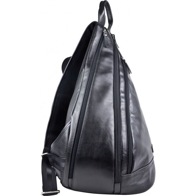 Кожаный рюкзак Carlo Gattini Mongardino 3100-01 Black Черный - фото №5