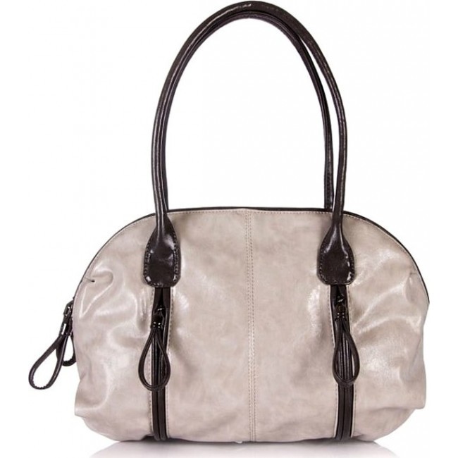 Женская сумка Nino Fascino 31057 A-A L.grey-D.grey Серый - фото №1