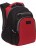 Рюкзак школьный Grizzly RB-150-4 черный-красный - фото №2