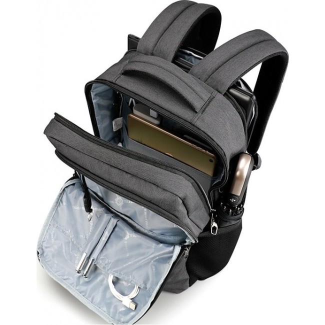 Городской рюкзак Tigernu T-B3259 Темно-серый 15,6 - фото №7