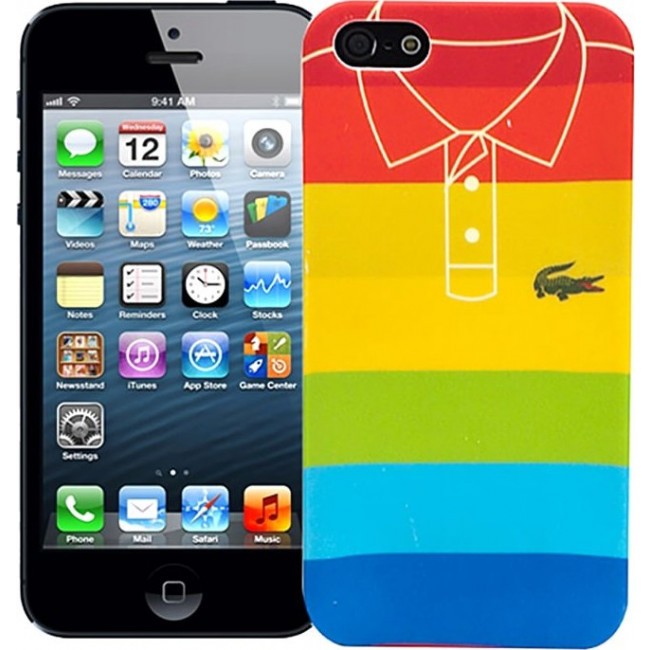 Чехол для iphone Kawaii Factory Чехол для iPhone 5/5s серия "Sports shirt" Wide stripes - фото №1