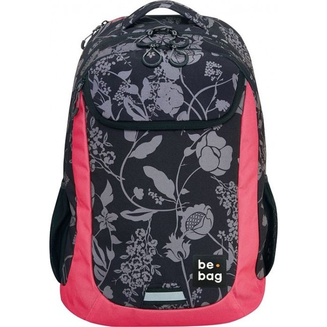 Рюкзак Be.bag Be.active Цветы на черном - фото №1
