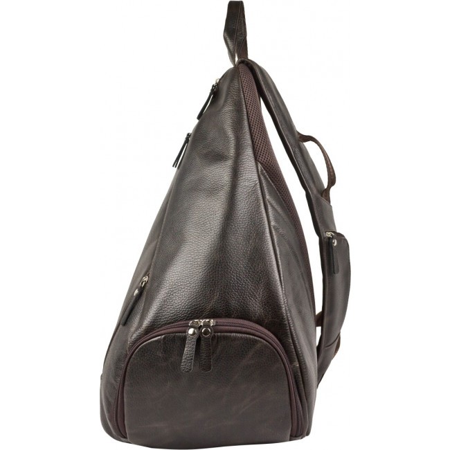 Кожаный рюкзак Carlo Gattini Mongardino 3100-04 Brown Темно-коричневый - фото №3