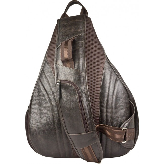 Кожаный рюкзак Carlo Gattini Mongardino 3100-04 Brown Темно-коричневый - фото №4