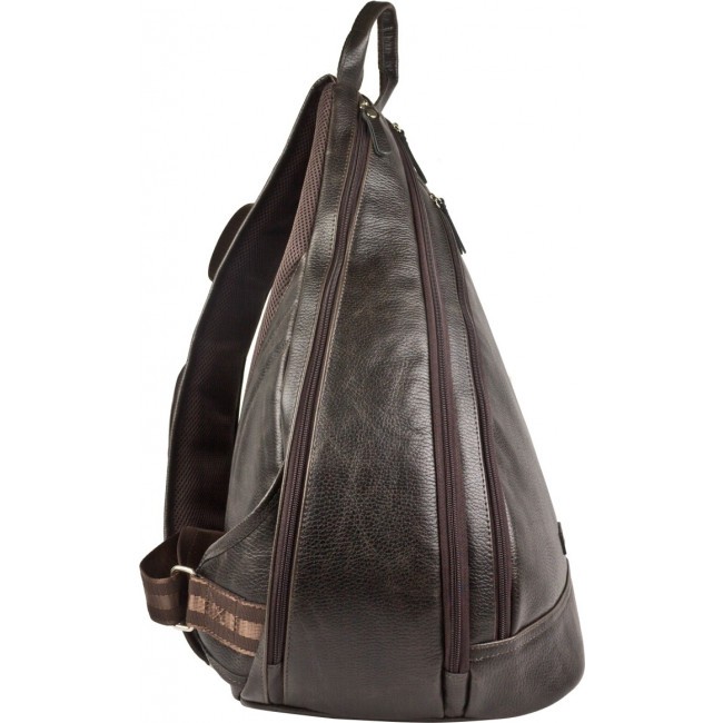 Кожаный рюкзак Carlo Gattini Mongardino 3100-04 Brown Темно-коричневый - фото №5