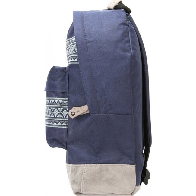 Рюкзак Mi-Pac Backpack Сине-серый с узором - фото №2