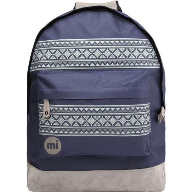 Рюкзак Mi-Pac Backpack Сине-серый с узором - фото №1