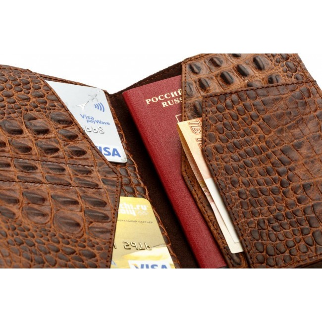 Обложка для паспорта Trendy Bags DARY Бежевый light beige bordo - фото №4