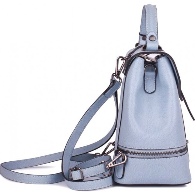 Модный женский рюкзак Ula Leather Country R9-010 Голубой - фото №3