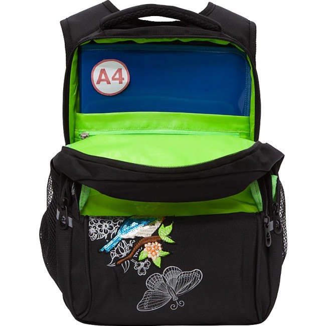 Школьный рюкзак Grizzly RG-161-3 черный - фото №5
