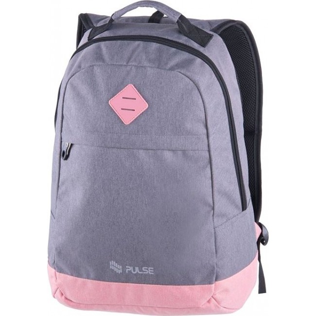 Рюкзак Pulse Bicolor Серый с розовым - фото №2
