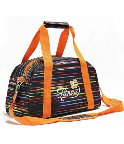 Спортивная сумка Polar 5999 Оранжевый полосы- фото №1