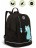 Рюкзак школьный Grizzly RG-263-4 черный-мятный - фото №1