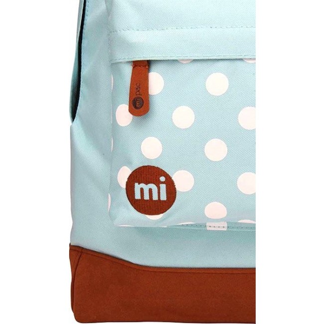 Рюкзак Mi-Pac Backpack Светло-голубой в точку - фото №3