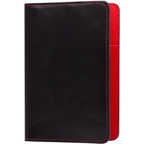 Обложка для паспорта Trendy Bags DARY Черный black red - фото №1