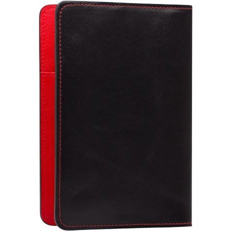 Обложка для паспорта Trendy Bags DARY Черный black red - фото №3