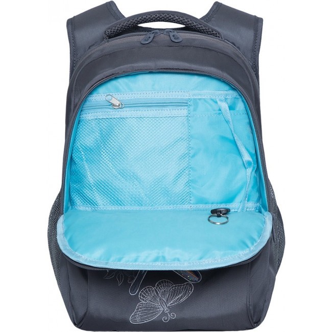 Школьный рюкзак Grizzly RG-161-3 темно-серый - фото №5