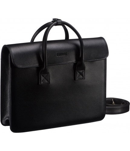 Деловая женская сумка BRIALDI Grand Vigo (Гранд Виго) relief black- фото №1