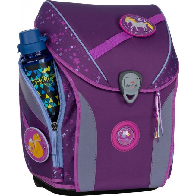 Школьный ранец DerDieDas ErgoFlex Max Buttons Фиолетовая сказка - фото №6