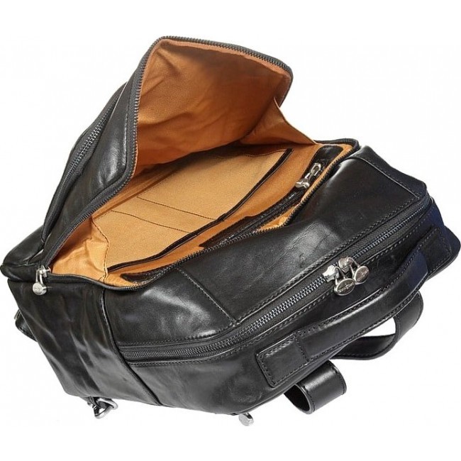Кожаный рюкзак Gianni Conti 913765 Черный - фото №4