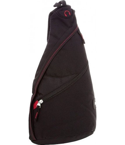 Городской рюкзак на одно плечо Wenger SLING BAG Черно-красный- фото №1