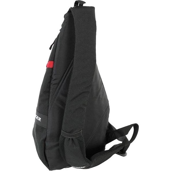 Городской рюкзак на одно плечо Wenger SLING BAG Черно-красный - фото №2
