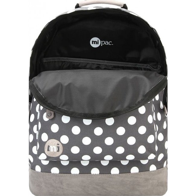 Рюкзак Mi-Pac Backpack Серый в горошек - фото №2