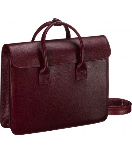 Деловая женская сумка BRIALDI Grand Vigo (Гранд Виго) relief cherry- фото №1